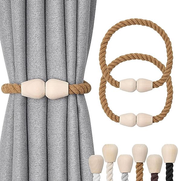 BYSURE Raffhalter, Handgewebte Vorhangbinder aus Baumwolle günstig online kaufen