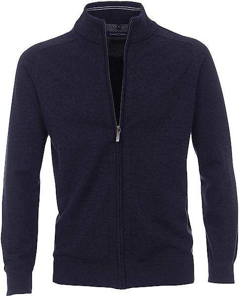 Casa Moda Strickjacke Zip Dunkelblau - Größe 5XL günstig online kaufen