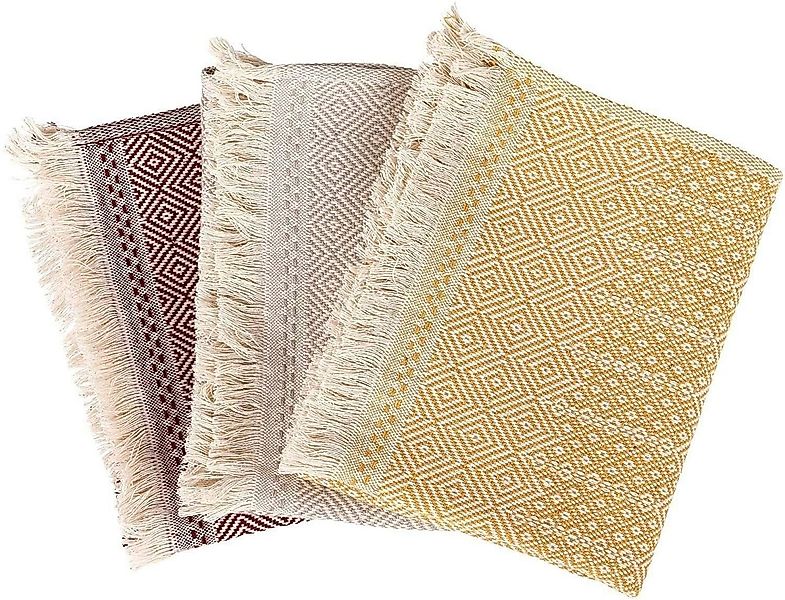 BOHORIA Geschirrtuch Premium 3er Set Collection - 100% Baumwolle, 3er Set günstig online kaufen
