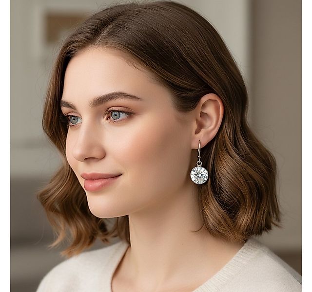 Karisma Schmuck Paar Ohrhänger Damen Silber 925 Ohrringe Ohrhänger Zirkonia günstig online kaufen