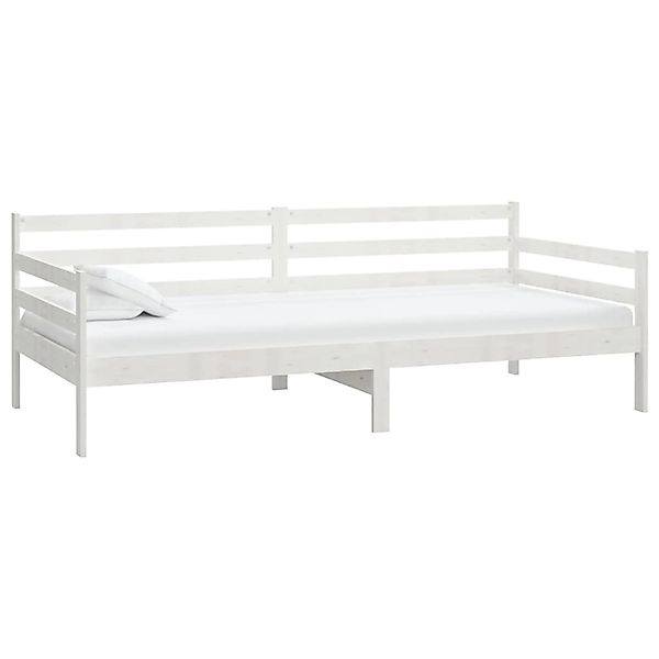 vidaXL Tagesbett Weiß Kiefer Massivholz 90x200 cm787216 günstig online kaufen