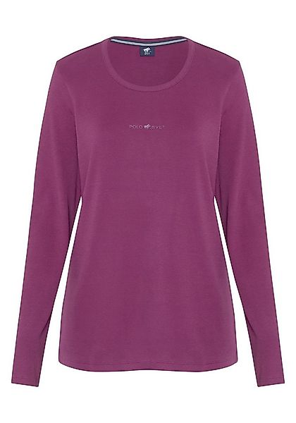 Polo Sylt Langarmshirt im Label-Design günstig online kaufen