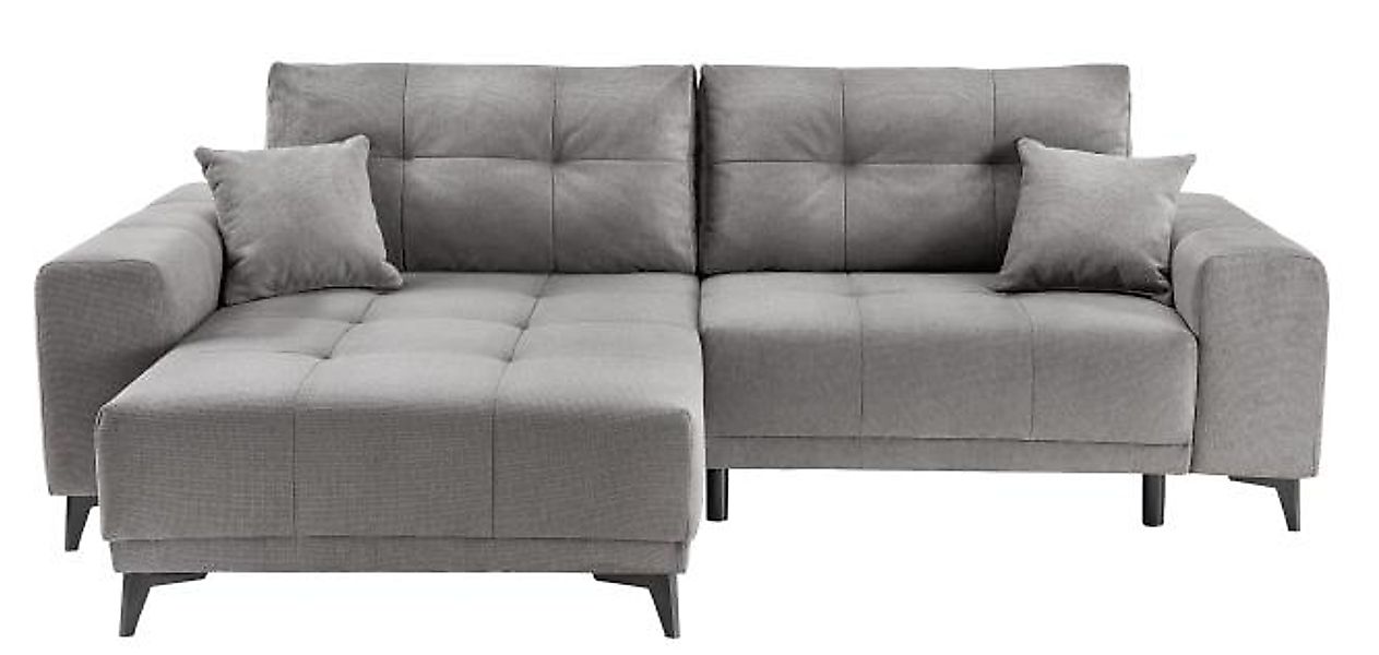 2er Sitzer ca. 256x170 cm inkl. Liegefunktion und Stauraum  Grau günstig online kaufen