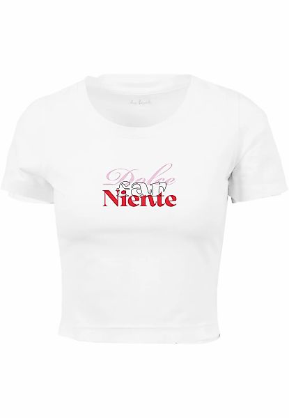 Miss Tee T-Shirt "Miss Tee Damen Dolce Far Niente Cropped Tee" 1 Stk. günstig online kaufen