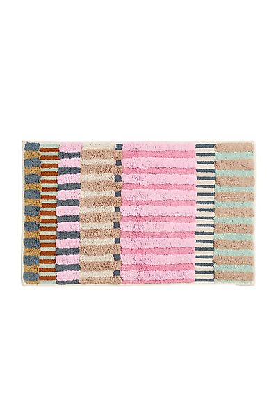 Next Badematte Gestreifte Badematte, Höhe 80 günstig online kaufen