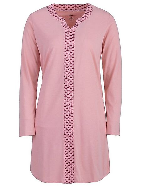 zeitlos Nachthemd Nachthemd Langarm - Blumen Borte günstig online kaufen