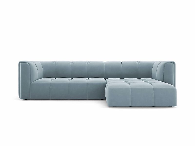 Milo Casa | Ecksofa Francesca Samt rechts 3-Sitzer günstig online kaufen