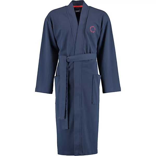 JOOP Herren Bademantel Kimono Pique 1655 - Farbe: marine - 12 - S günstig online kaufen
