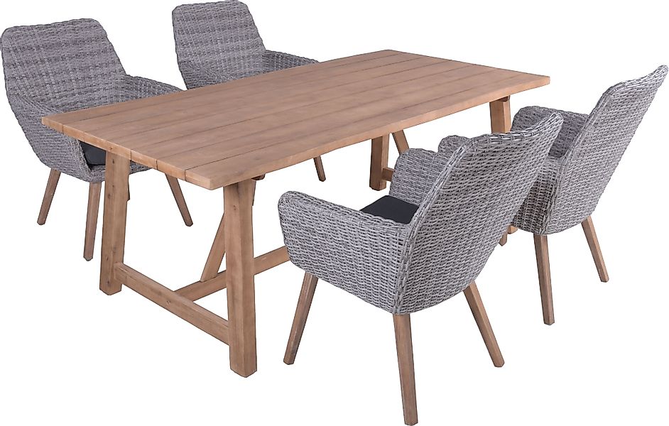 Garden Pleasure Garten-Essgruppe », Tischgruppe »OAKLAND/RAPALLO Set 01«« S günstig online kaufen