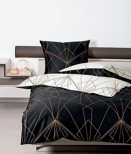Janine Wendebettwäsche »J. D. 87054«, aus 100% Baumwolle, in Mako Satin Qua günstig online kaufen