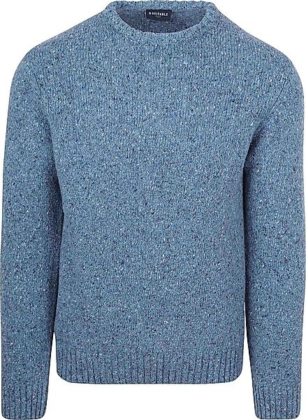 Suitable Pullover Donnegal Tweed Eco Wool Blau - Größe 3XL günstig online kaufen