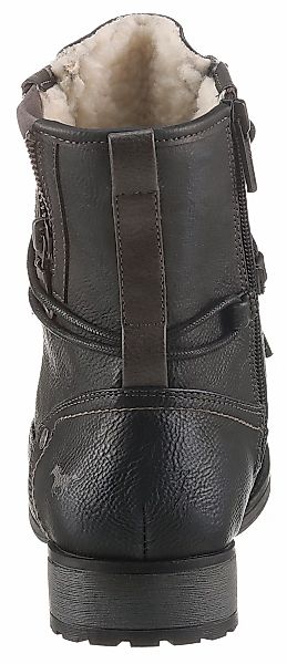 Mustang Shoes Winterboots, Blockabsatz, Winterstiefelette, Schnürboots mit günstig online kaufen