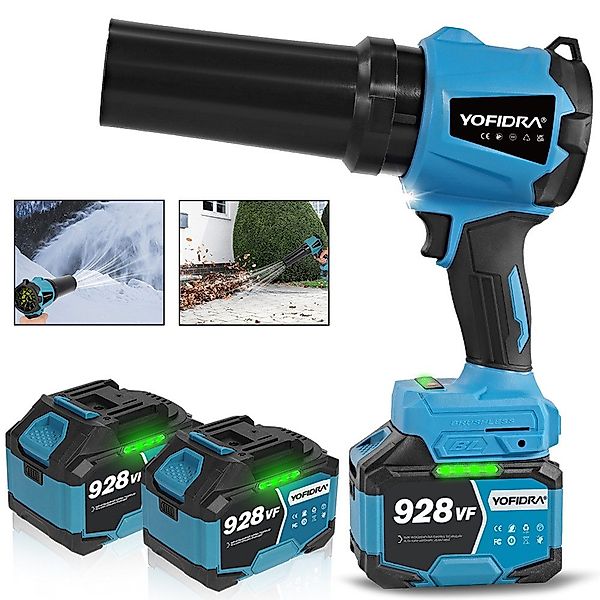 Yofidra Akku-Gebläse Bürstenloses Laubbläser 300 m/s günstig online kaufen