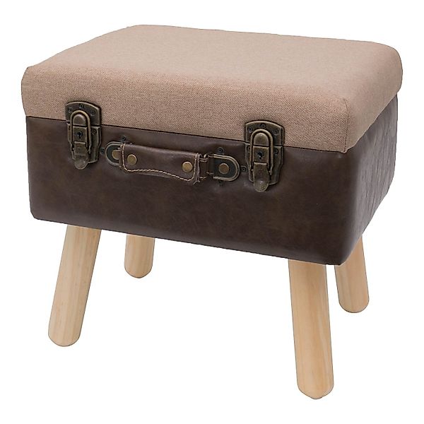 HMF Stauraumhocker handgefertigter Hocker aus Holz, günstig online kaufen