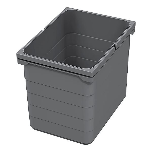 Ninka Eins2vier Abfallsammler Mülleimer 15L 250 x 306 x 230 mm Dunkelgrau 5 günstig online kaufen