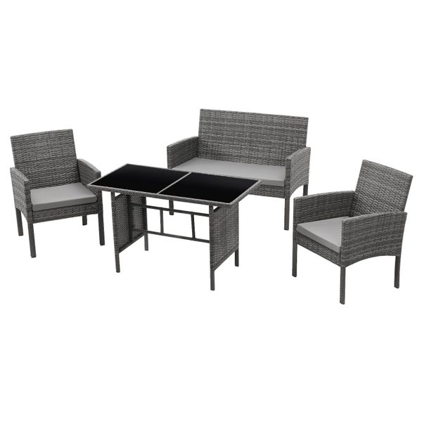 SVITA Gartenlounge-Set BROOKLYN XL, (Set, Essgruppe), günstig online kaufen