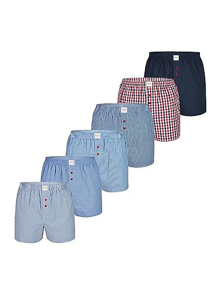 Phil & Co. Boxer Classic Sets (6-St) Männer American Boxershorts Trunks günstig online kaufen