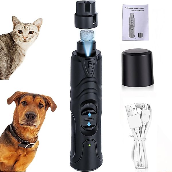RWEUOQ Krallenschleifer Haustier-Nagelknipser, Elektrischer Hundeknipser fü günstig online kaufen