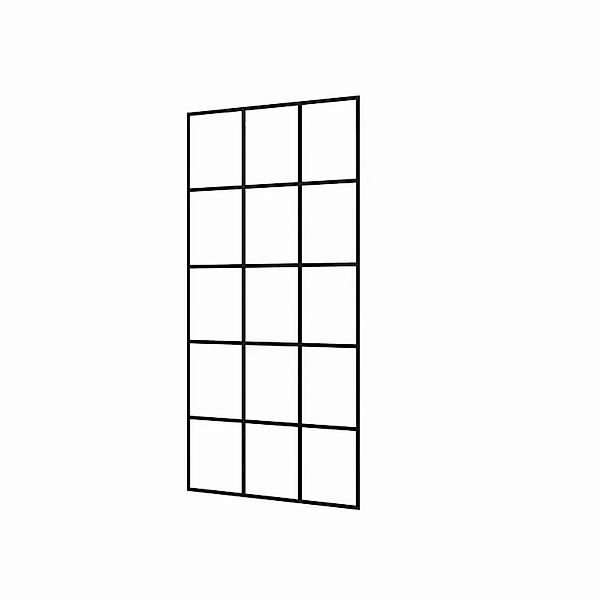 Duschparadies 137x 200cm Walk-in Duschwand 8mm NANO ESG-Glas Dusche Mit Git günstig online kaufen