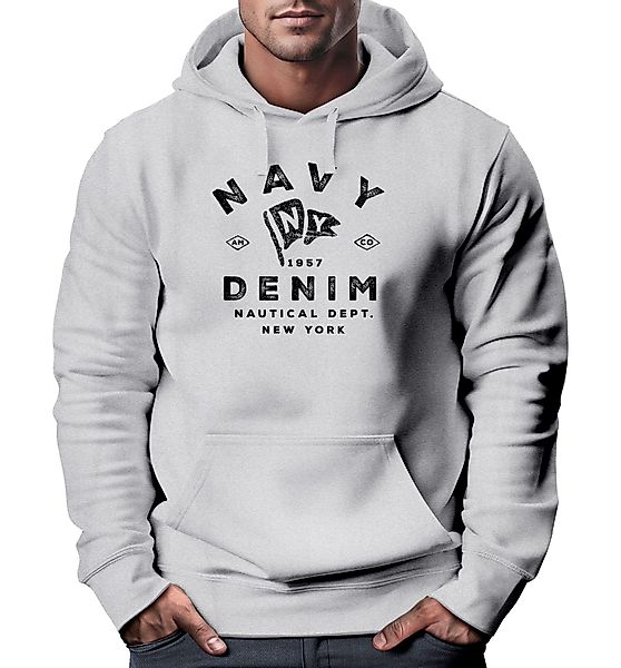 Neverless Hoodie Hoodie Herren vintage Motiv günstig online kaufen