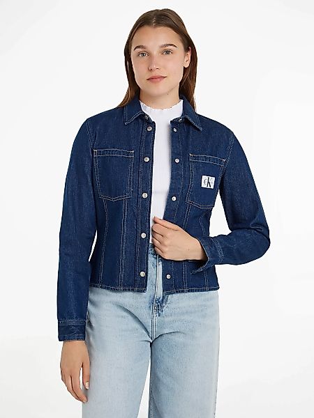 Calvin Klein Jeans Jeansbluse "LEAN DENIM SHIRT", mit Logopatch günstig online kaufen