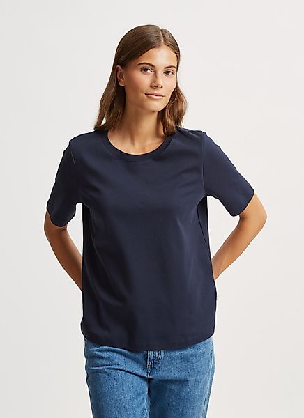 Rundhals Shirt 100%  Baumwolle günstig online kaufen