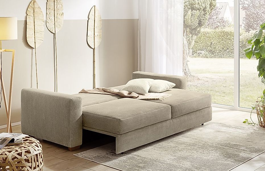 Jockenhöfer Gruppe Schlafsofa "Micha, B: 237 cm, Liegefl. 155x197 cm" mit B günstig online kaufen