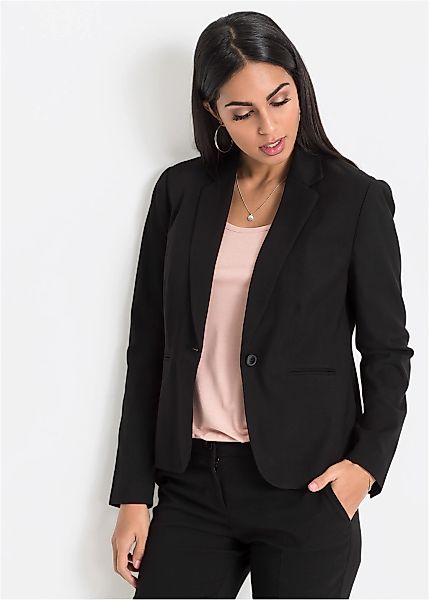 bonprix Jackenblazer "Blazer" für stilvollen Auftritt, schmale Passform, vo günstig online kaufen