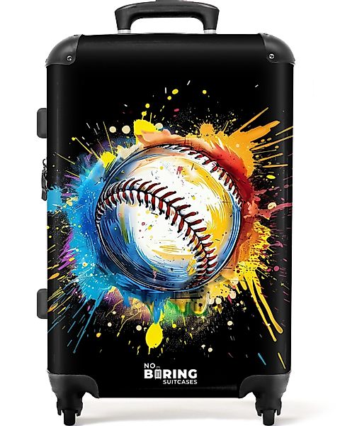 NoBoringSuitcases.com© Hartschalen-Trolley Baseball mit Graffiti 67 günstig online kaufen