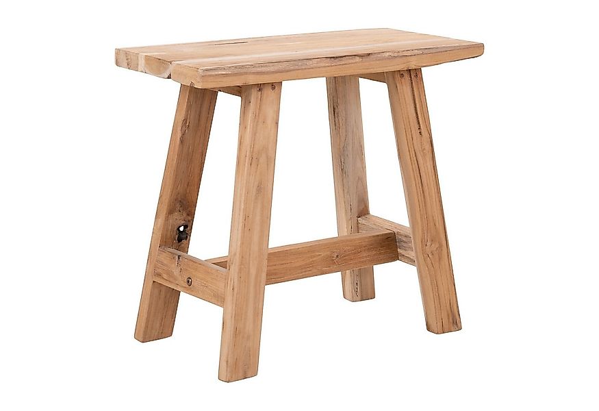 House Nordic Hocker Barcelona, in Natur, Teak - 50x45x25cm (BxHxT) günstig online kaufen