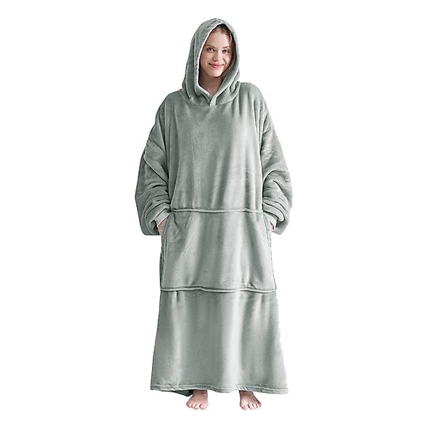 Wohndecke kuscheldecke mit Ärmeln Hoodie Decke günstig online kaufen