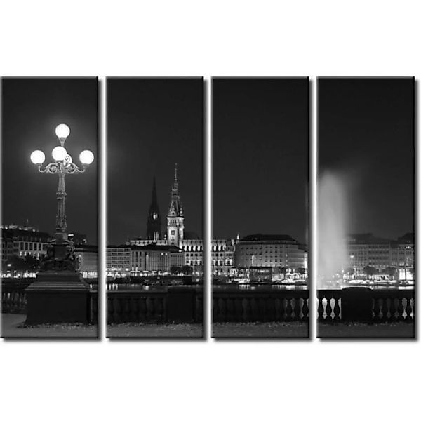 Wandbild Hamburg Blick auf das Rathaus XXL günstig online kaufen