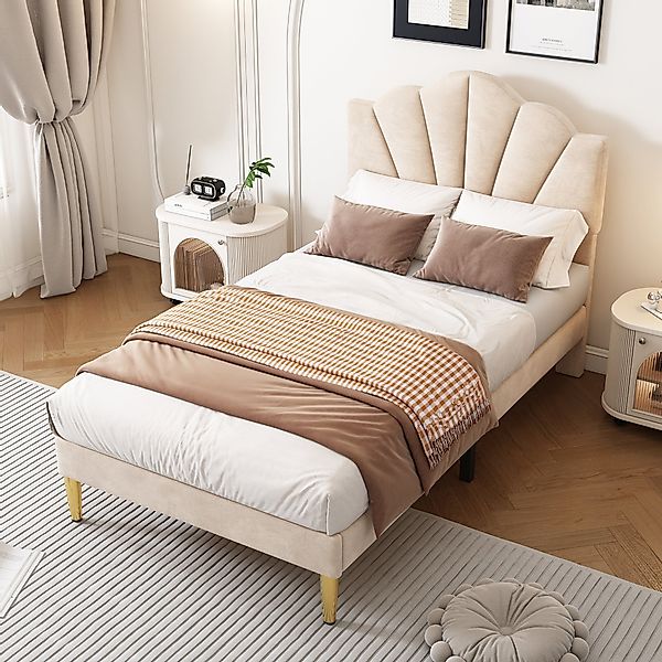 Odikalo Polsterbett Muschel Bett Lattenrost Polsterbank günstig online kaufen