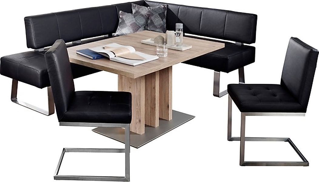 K+W Komfort & Wohnen Eckbankgruppe »Spider II« Set, 4 Stk. tlg. langer Sche günstig online kaufen