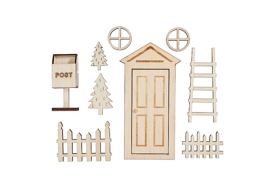 VBS Dekofigur Wichteltür-Set Post, 9 Teile günstig online kaufen