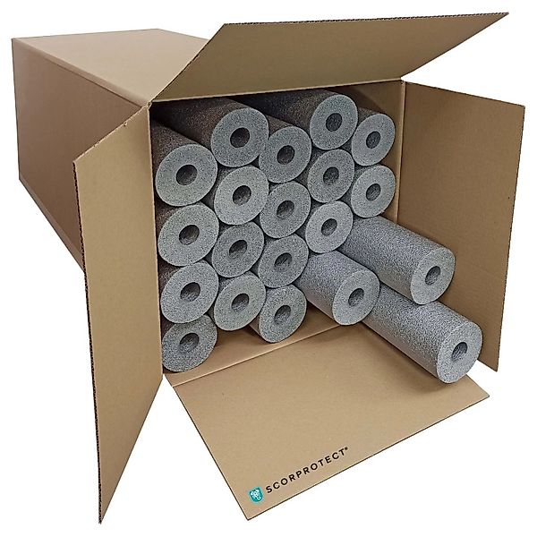 Scorprotect Karton Graue PE Rohrisolierung Angeschlitzt 28 X 30 X 1 Meter günstig online kaufen