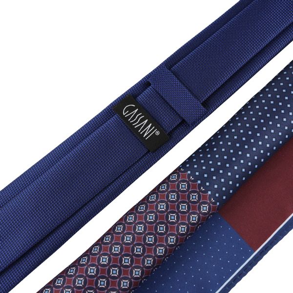 GASSANI Krawatte Herren-Krawatte Rips Fine Karo, günstig online kaufen