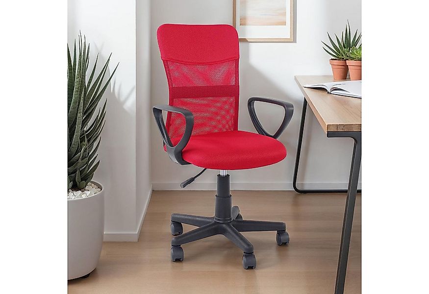 IDIMEX Drehstuhl JOGO, Ergonomischer Schreibtischstuhl mit Armlehnen höhenv günstig online kaufen