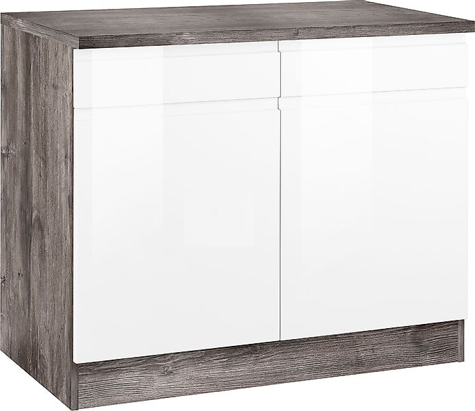 HELD MÖBEL Unterschrank "Virginia", 100 cm breit, mit 2 Türen und 2 Schubkä günstig online kaufen