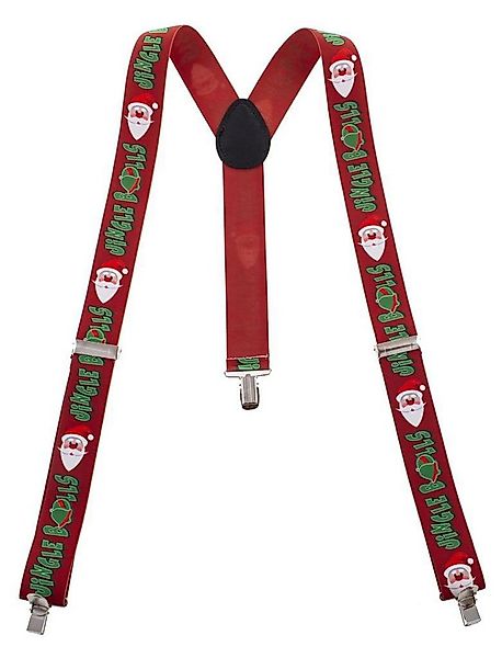 Karneval-Klamotten Kostüm Hosenträger Weihnachten Nikolaus Jingle Bells, fü günstig online kaufen