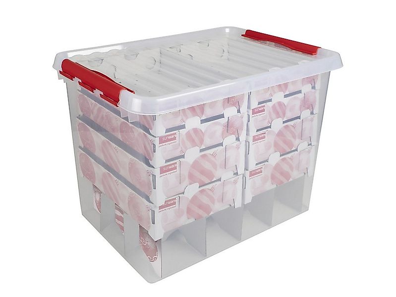 Sunware Aufbewahrungsbox Sunware Weihnachtsbox Q-line 72L mit Einsatz für günstig online kaufen