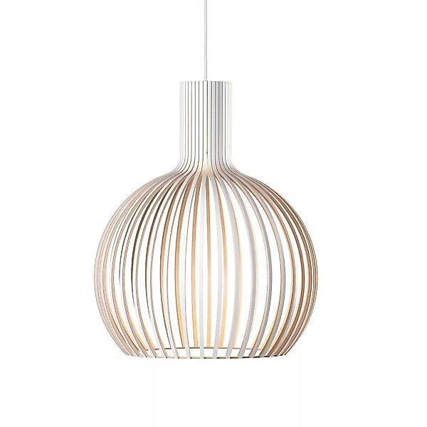 Secto Design - Octo 4241 Pendelleuchte - weiß/laminiert/inkl. LED-Birne 300 günstig online kaufen
