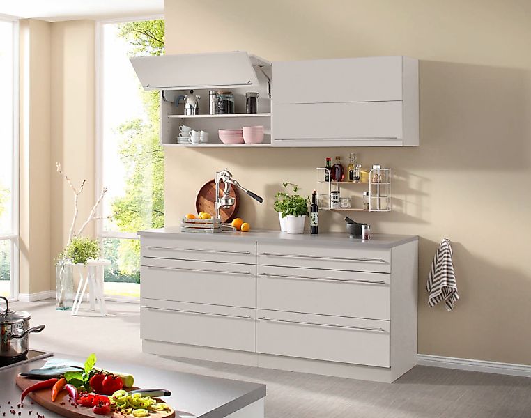 wiho Küchen Küche "Chicago, TOPSELLER" ohne E-Geräte, Gesamtbreite 180 cm günstig online kaufen