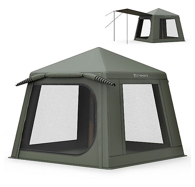 CITYSPORTS aufblasbares Zelt Campingzelt für 4-6 Personen, 5.2m², Mit feuch günstig online kaufen