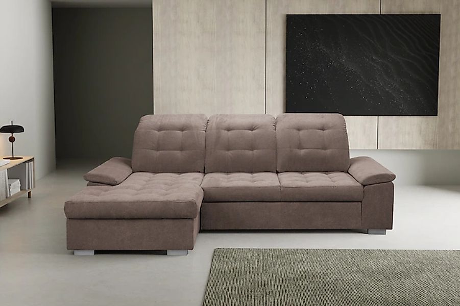 WERK2 Ecksofa »Carmen, mit Bettfunktion & Bettkasten, optional Sitztiefenve günstig online kaufen