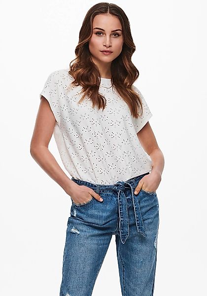 ONLY Kurzarmshirt "ONLSMILLA LIFE S/S TOP JRS NOOS" regular fit, modisch, S günstig online kaufen