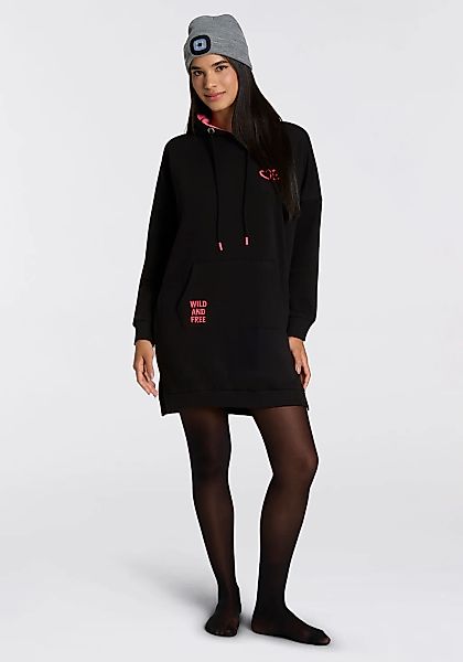 Zwillingsherz Sweatkleid ""Wild Wild Wild"" Kängurutasche mit Kapuze, Kängu günstig online kaufen