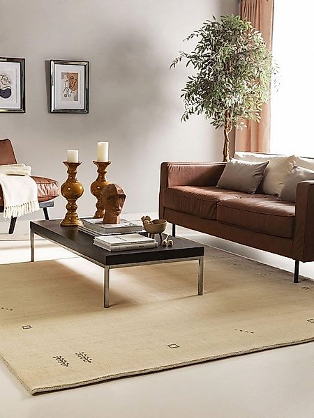 benuta Wollteppich Jamal, rechteckig, Höhe: 6 mm, Kunstfaser, Berber, Ethno günstig online kaufen