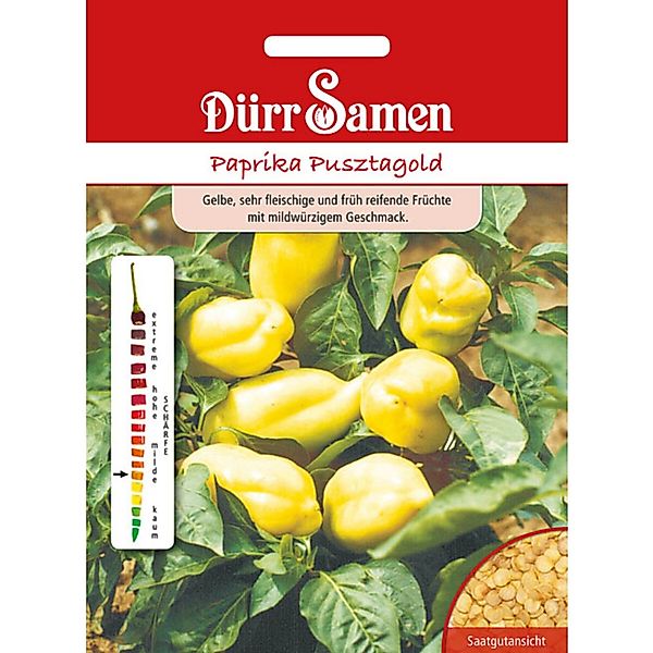 Dürr Samen Paprika Pusztagold Saatgut günstig online kaufen