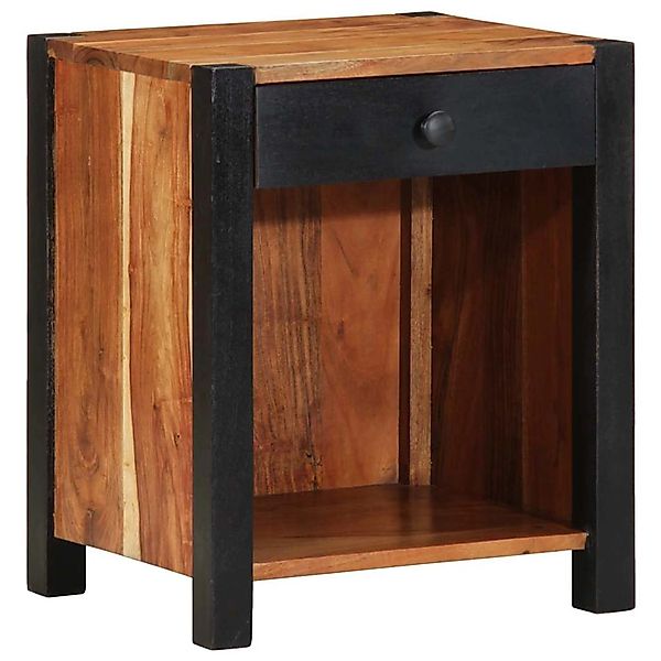 vidaXL Nachttisch Braun 40 x 35 x 50 cm Akazie Massivholz 4019634 günstig online kaufen